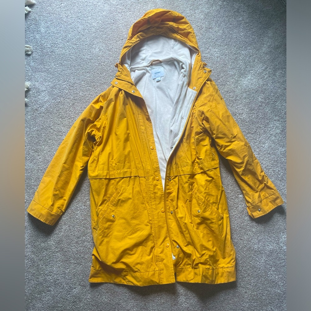 Old Navy Rain Jacket with cotton lining